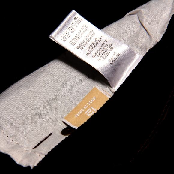 Michael Kors Brown Corduroy Flare Jeans Size 12 - Picture 8 of 8